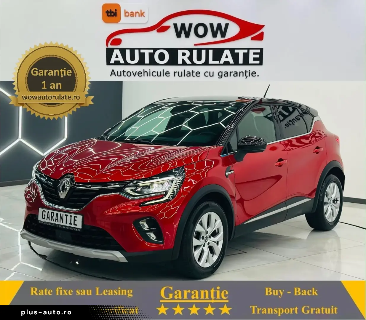 RENAULT CAPTUR 2021 1.0i E6 Garantie 12 Luni Rate Avans 0 Do