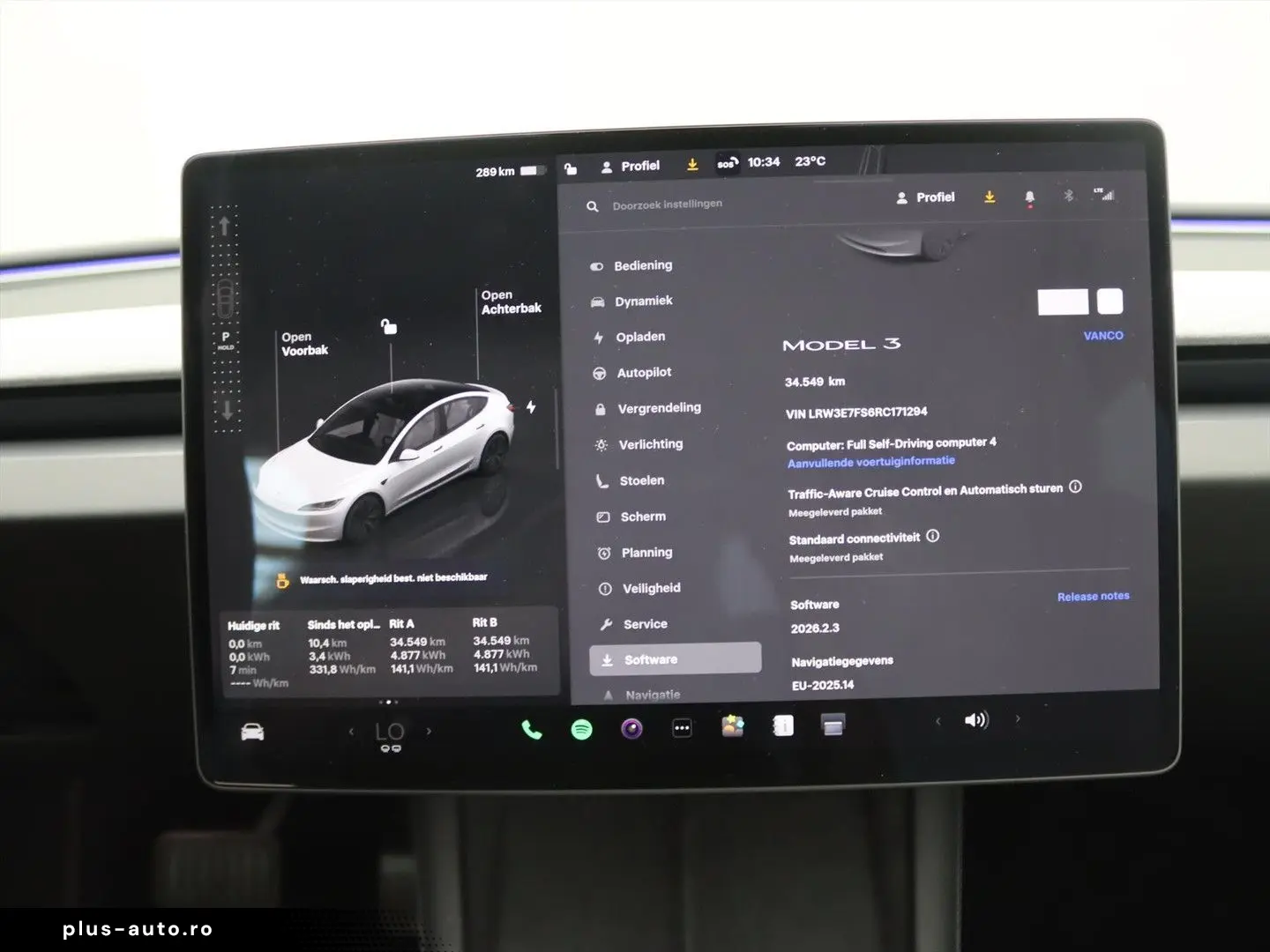 TESLA Model 3 Highland RWD 99% SoH [ LFP ACCU HW4 WIT