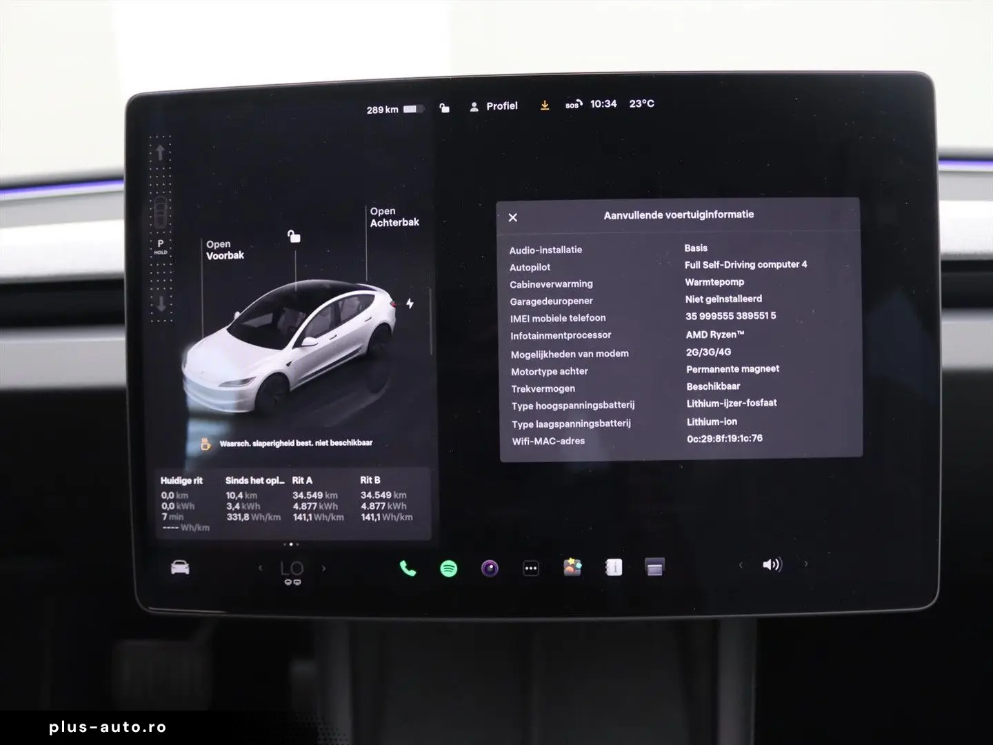 TESLA Model 3 Highland RWD 99% SoH [ LFP ACCU HW4 WIT
