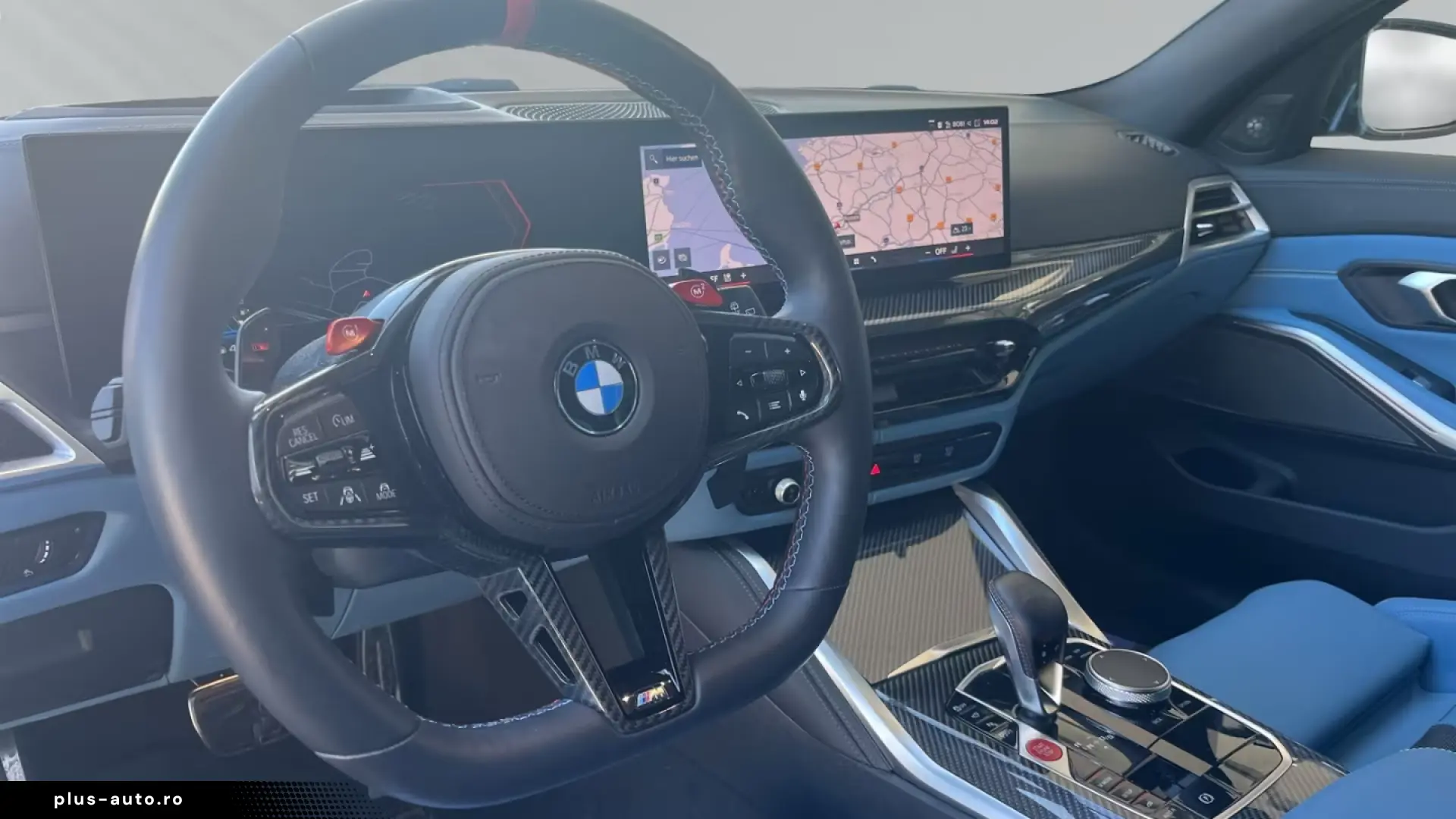 BMW M3 Competition Touring xDrive Blue Interior