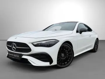 MERCEDES-BENZ CLE 300 4M Coupé AMG Night Pano HUD Leder rot