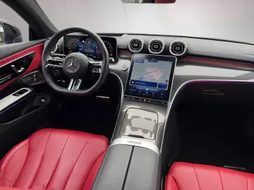 MERCEDES-BENZ CLE 300 4M Coupé AMG Night Pano HUD Leder rot