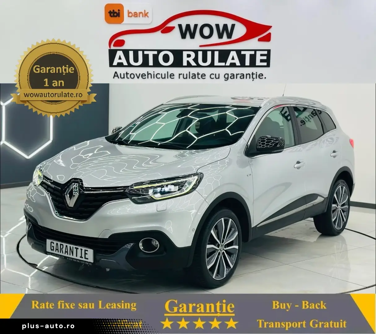 RENAULT KADJAR BOSE 2016 1.6D E6  Garantie 12 Luni Rate Avan