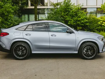 Mercedes Benz GLE 53 AMG Coupe Cote d’azur light blue