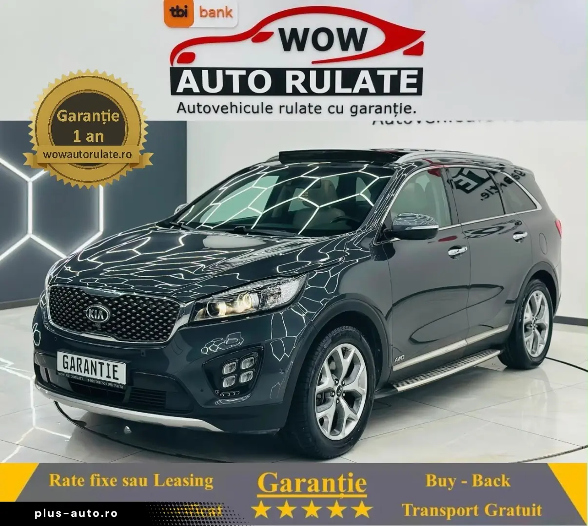 KIA SORENTO 2017 2.2D E6 4x4 Garantie 12 Luni Rate Avans 0 D
