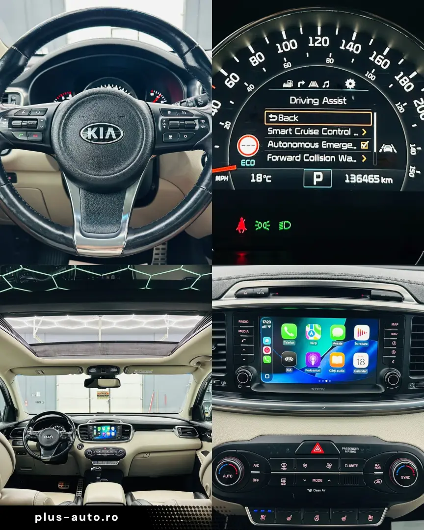 KIA SORENTO 2017 2.2D E6 4x4 Garantie 12 Luni Rate Avans 0 D