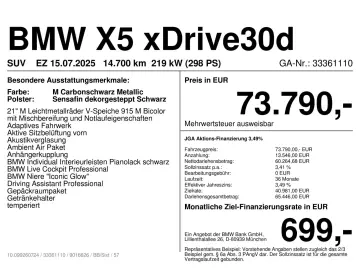 BMW X5 xDrive30d M Sportpaket AHK ab 3 49% eff.