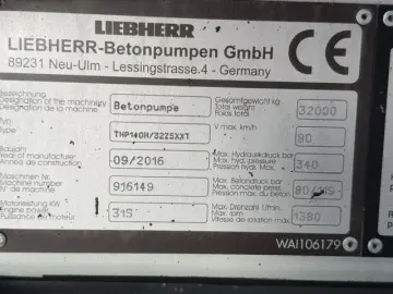MERCEDES-BENZ Arocs 3543 Liebherr Hallenmeister 32m