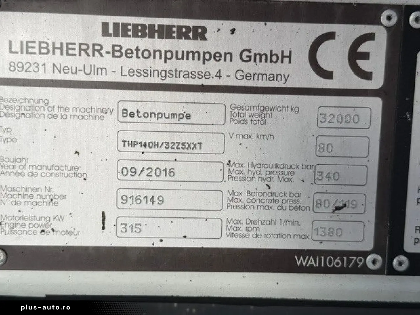 MERCEDES-BENZ Arocs 3543 Liebherr Hallenmeister 32m