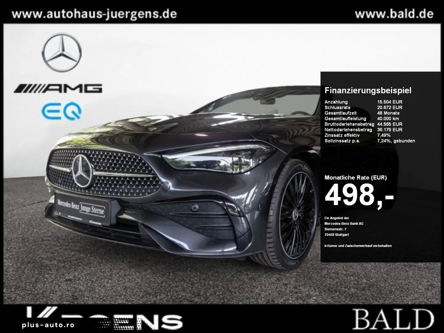 MERCEDES-BENZ CLE 200 Cabrio AMG-Sport Night Leder B&hellip;