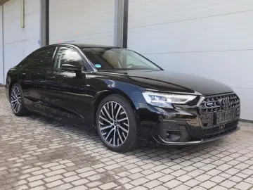 AUDI A8L 50TDI lang S-LINE BLACK-PAKET SCHWARZ-COGNAC