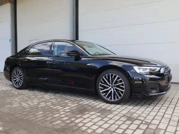 AUDI A8L 50TDI lang S-LINE BLACK-PAKET SCHWARZ-COGNAC