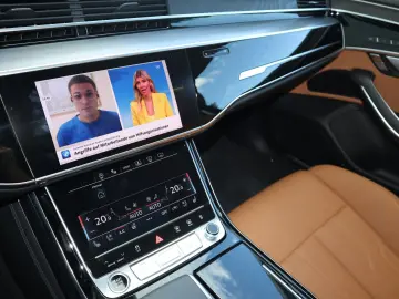 AUDI A8L 50TDI lang S-LINE BLACK-PAKET SCHWARZ-COGNAC