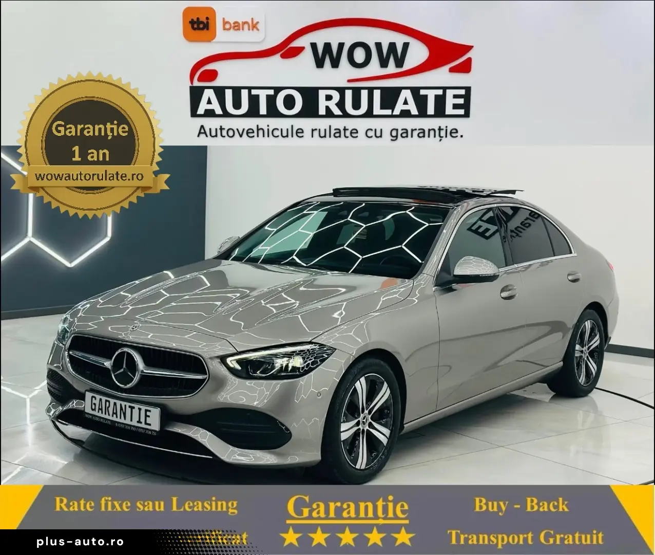 MERCEDESBENZ C 200 2023 1.5i E6 Garantie 12 Luni Rate Avans
