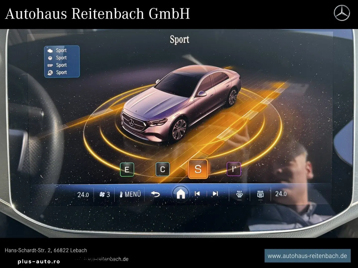 MERCEDES-BENZ E200 LIMO AMG BURMESTER4D HUD NIGHT