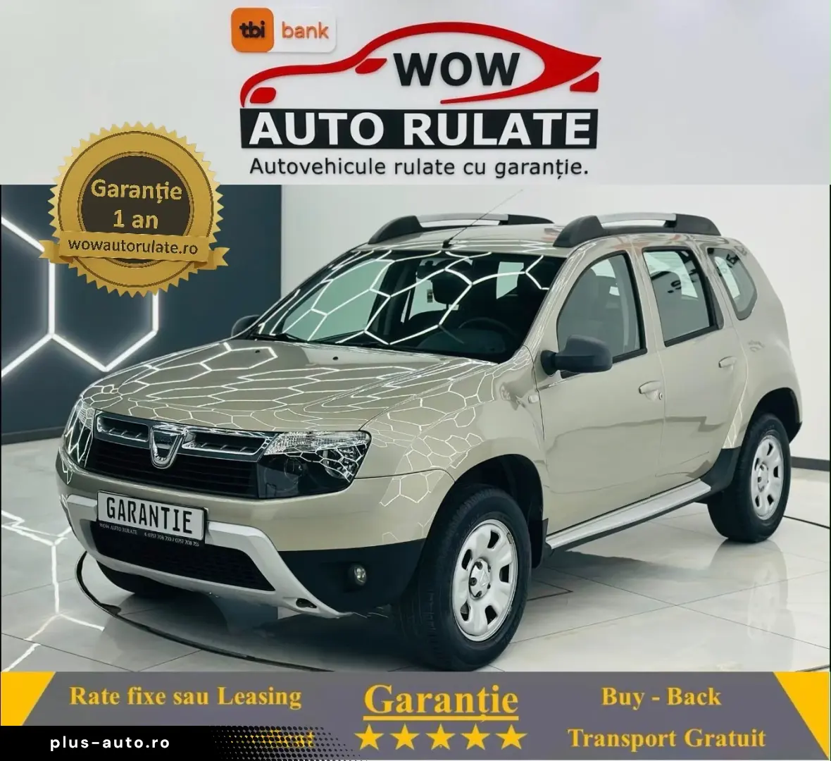 DACIA DUSTER 2013 1.6i E5 Garantie 12 Luni Rate Avans 0 Doar