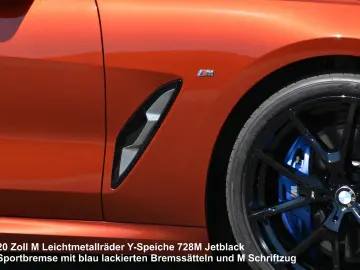 BMW 840i Cabrio SUNSET ORANGE
