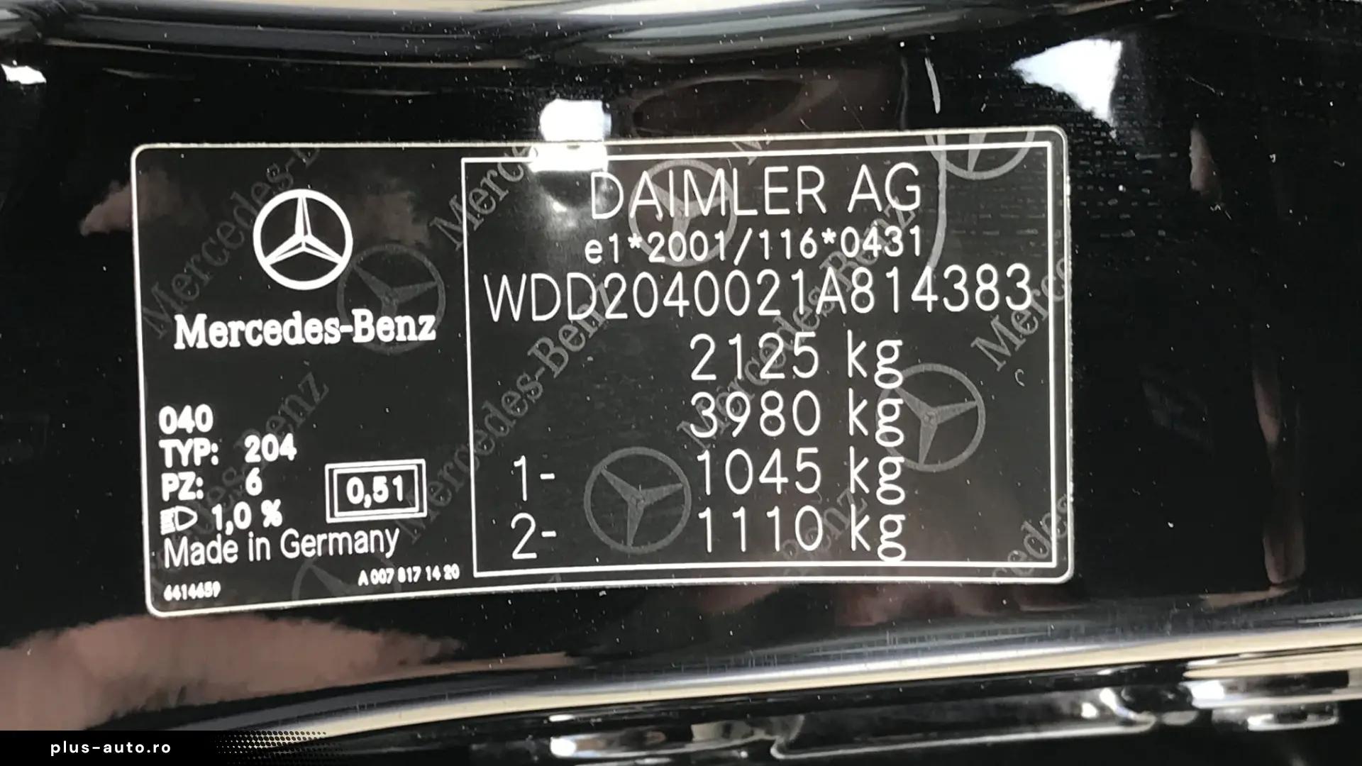 Mercedes-Benz C 220 CDI DPF (BlueEFFICIENCY) 7G-TRONIC