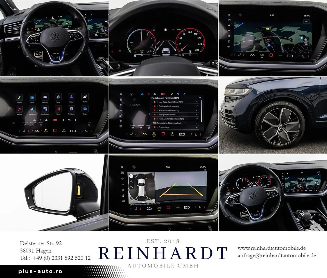 VW TOUAREG R eHYBRID 4MOTION IQ-LIGHT ACC HuD PANO
