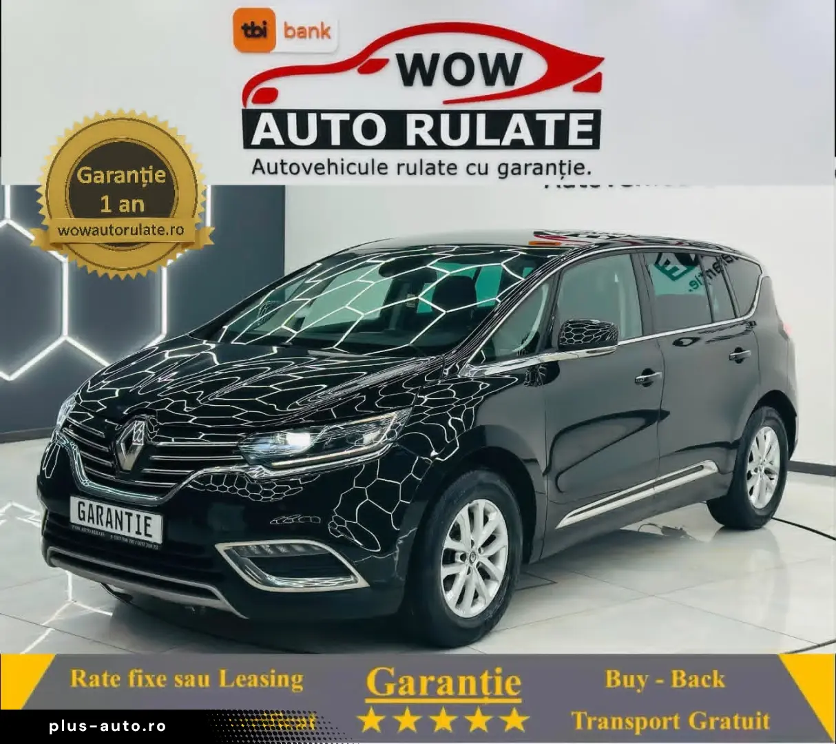 RENAULT ESPACE 2015 1.6D E6 Garantie 12 Luni Rate Avans 0 Do