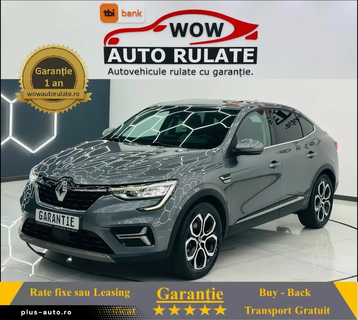 RENAULT Arkana 2022 1.6i hybrid  E6 Garantie 12 Luni Rate Av
