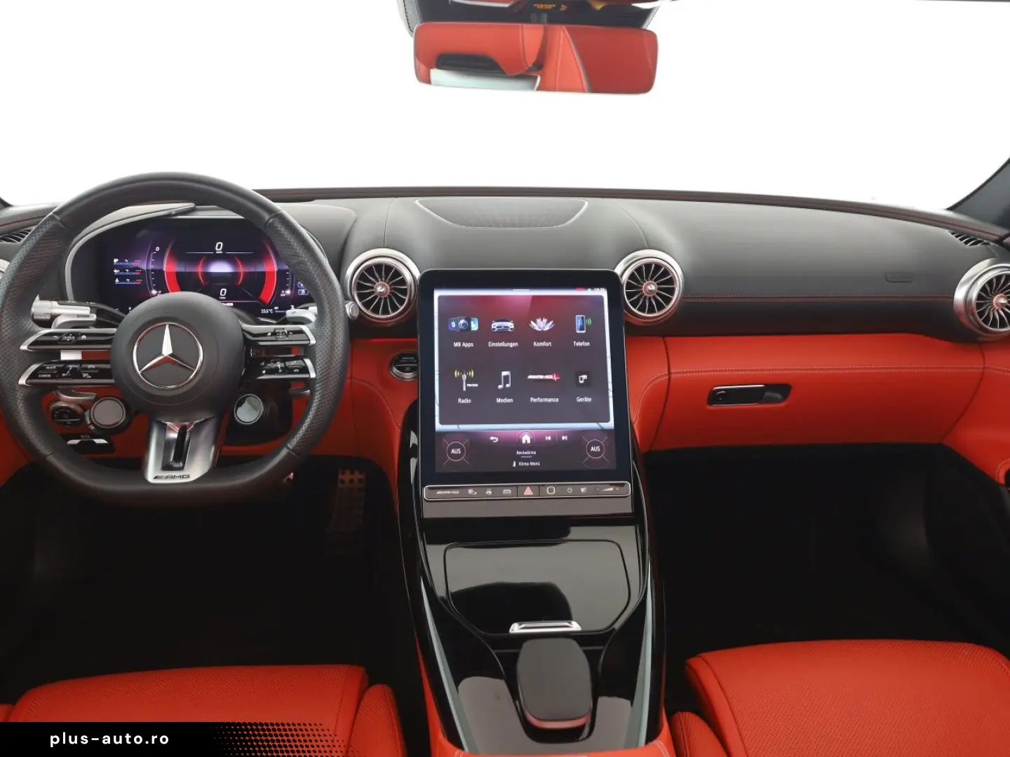 MERCEDES-BENZ SL 55 AMG 4M  Carbon Leder rot Massage HUD 360