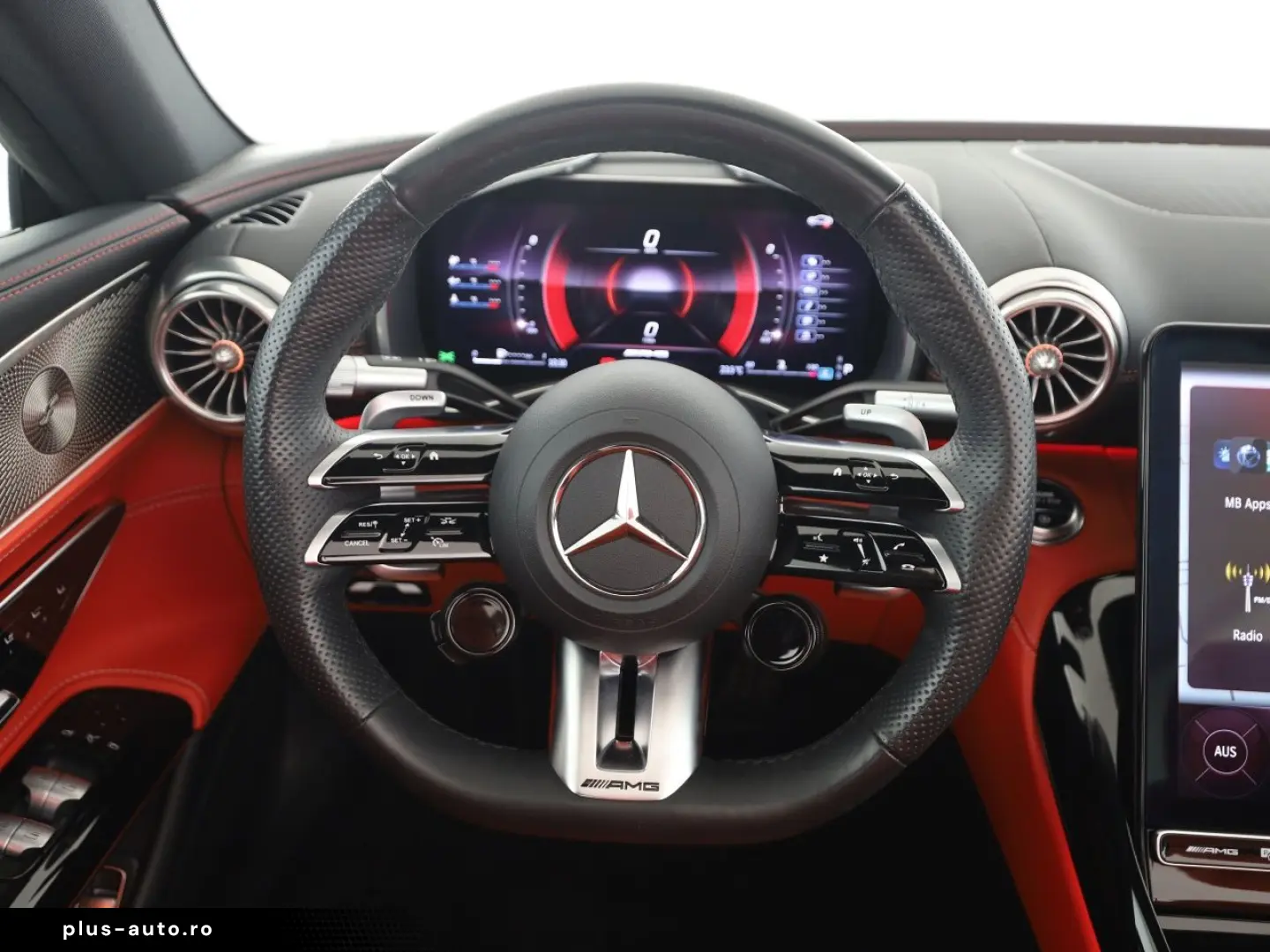 MERCEDES-BENZ SL 55 AMG 4M  Carbon Leder rot Massage HUD 360