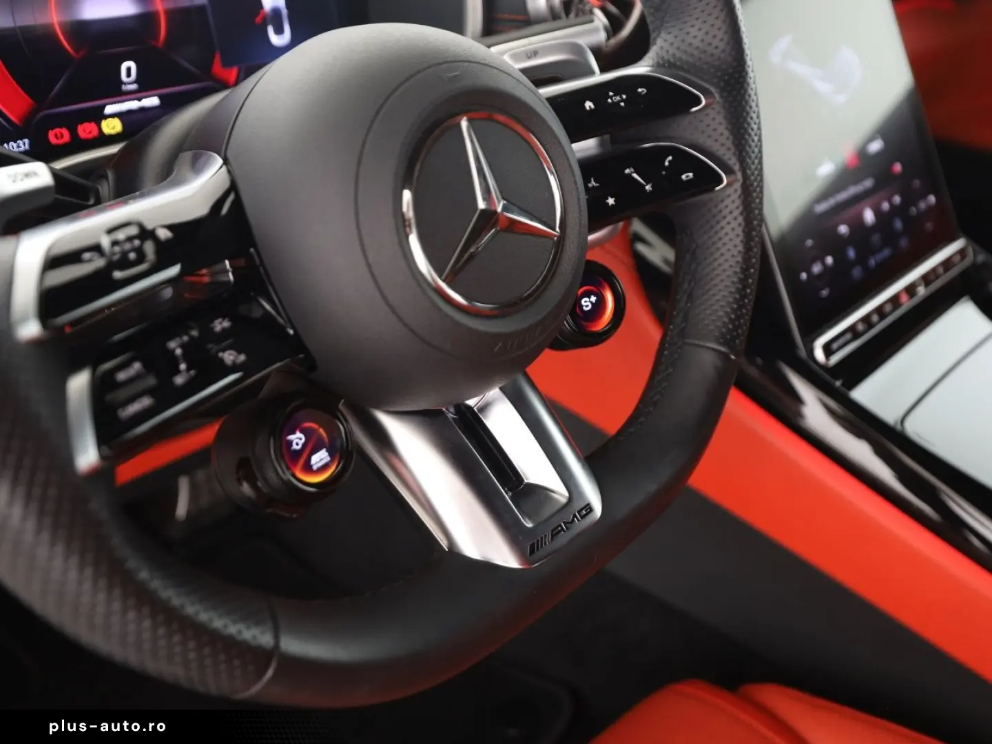 MERCEDES-BENZ SL 55 AMG 4M  Carbon Leder rot Massage HUD 360
