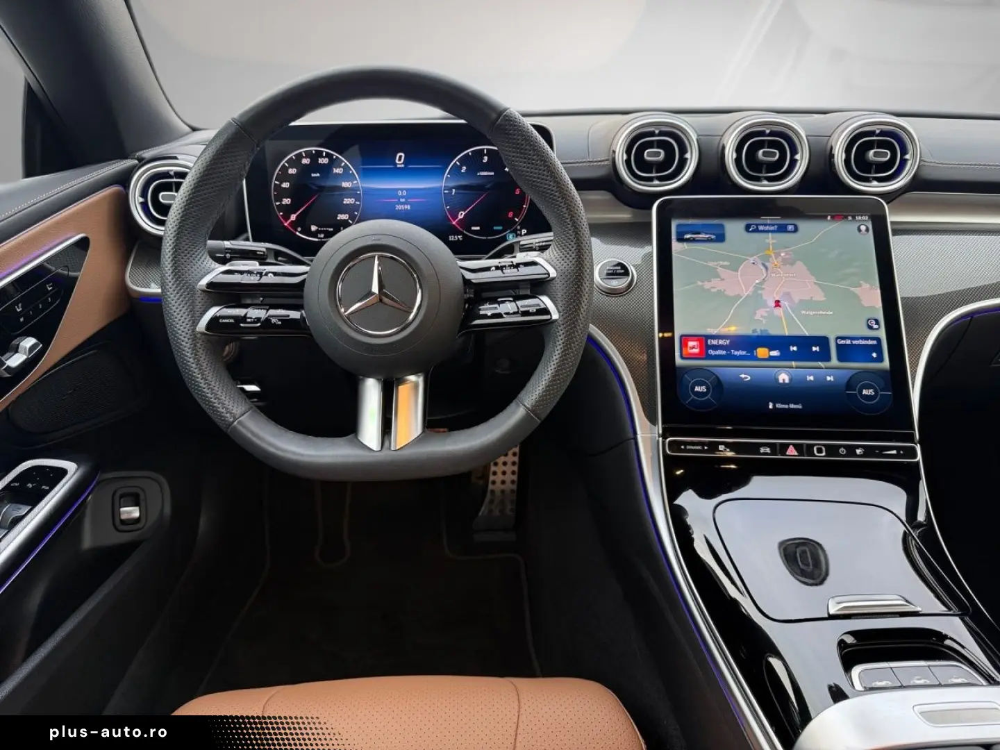 MERCEDES-BENZ CLE 220 d Cabriolet AMG Distronic ARTICO braun