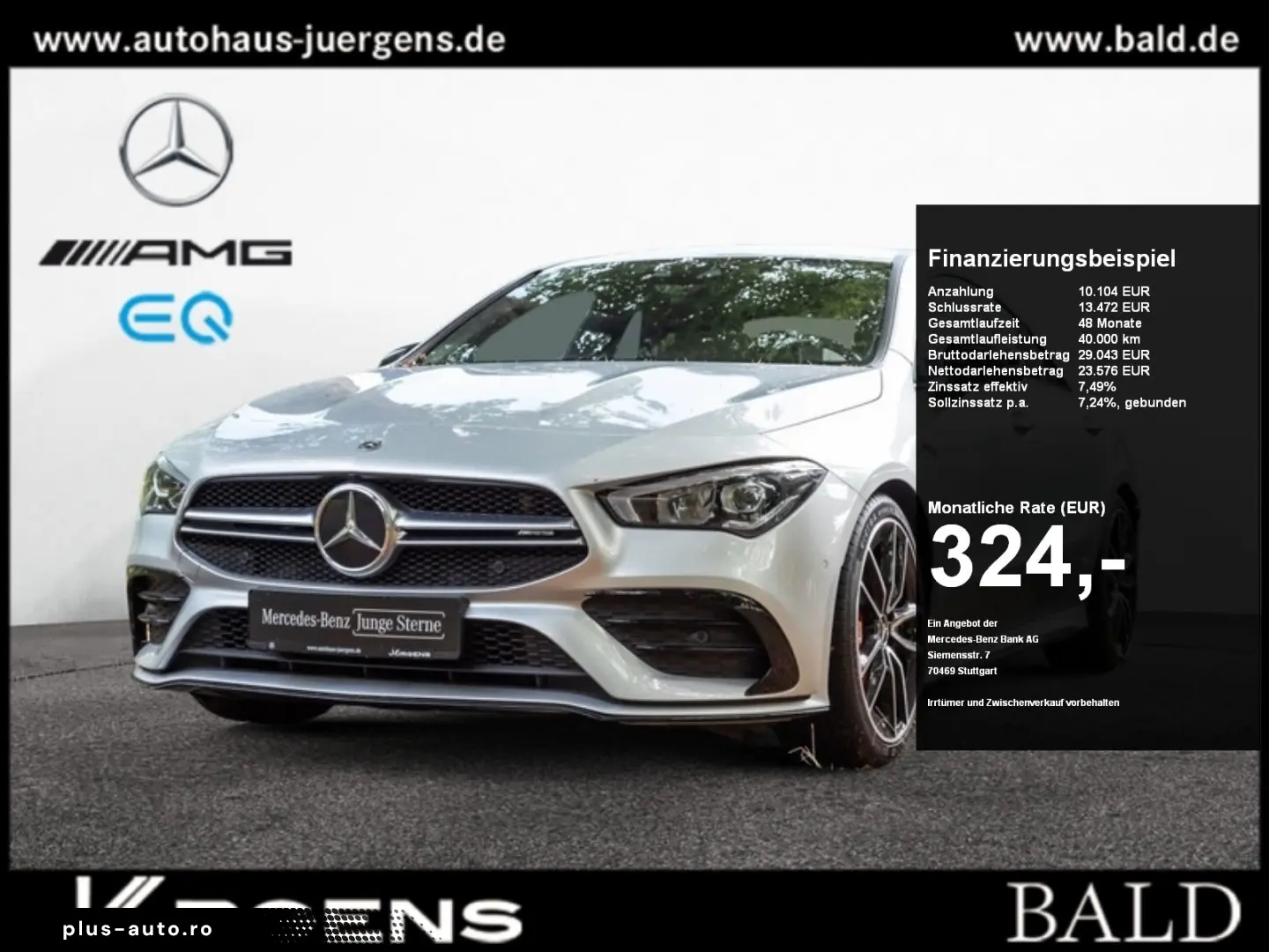MERCEDES-BENZ CLA 35 AMG 4M Coupé Aero Burm Night Ca&hellip;