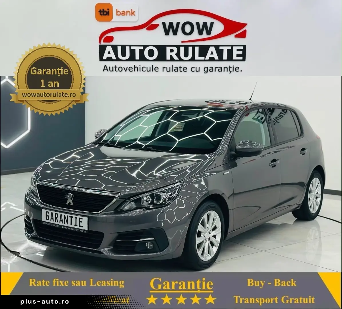 PEUGEOT 308 2019 1.2i E6 Garantie 12 Luni Rate Avans 0 Doar