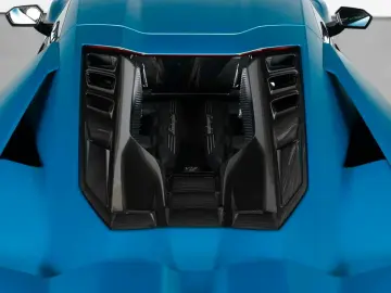 LAMBORGHINI Revuelto Blu Uranus Matt  Interior Ad Personam
