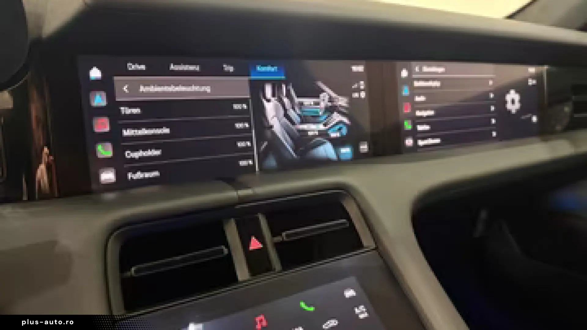 Porsche Taycan Sport Turismo Sport Chrono passenger Disp