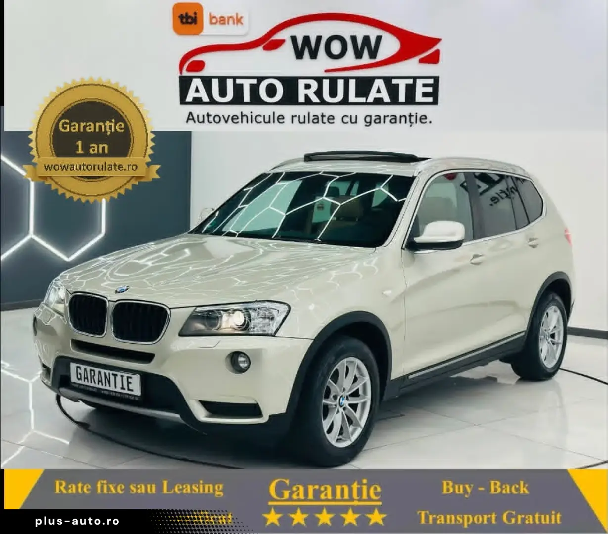 BMW X3 2011 2.0D E5 4x4 Garantie 12 Luni Rate Avans 0 Doar C