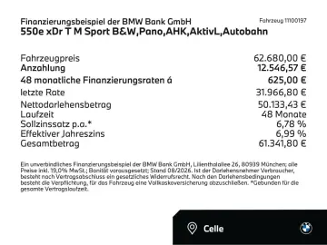 BMW 550e xDr T M Sport B&W Pano AHK AktivL Autobahn