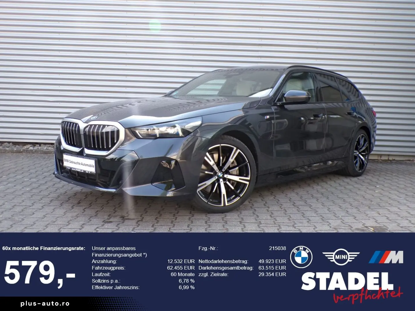 BMW 550e xDrive Tour. M Sport HiFi-h k 360  Pano AH