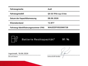 AUDI Q5 55 TFSI e qu S line MATRIX AHK PANO 360  ACC