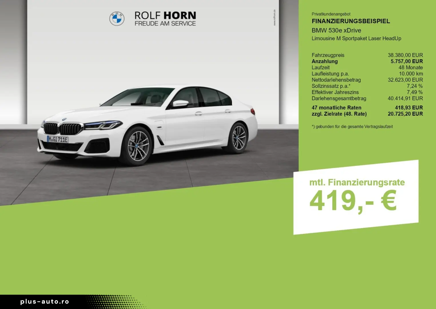 BMW 530e xDrive Limousine M Sportpaket Laser HeadUp