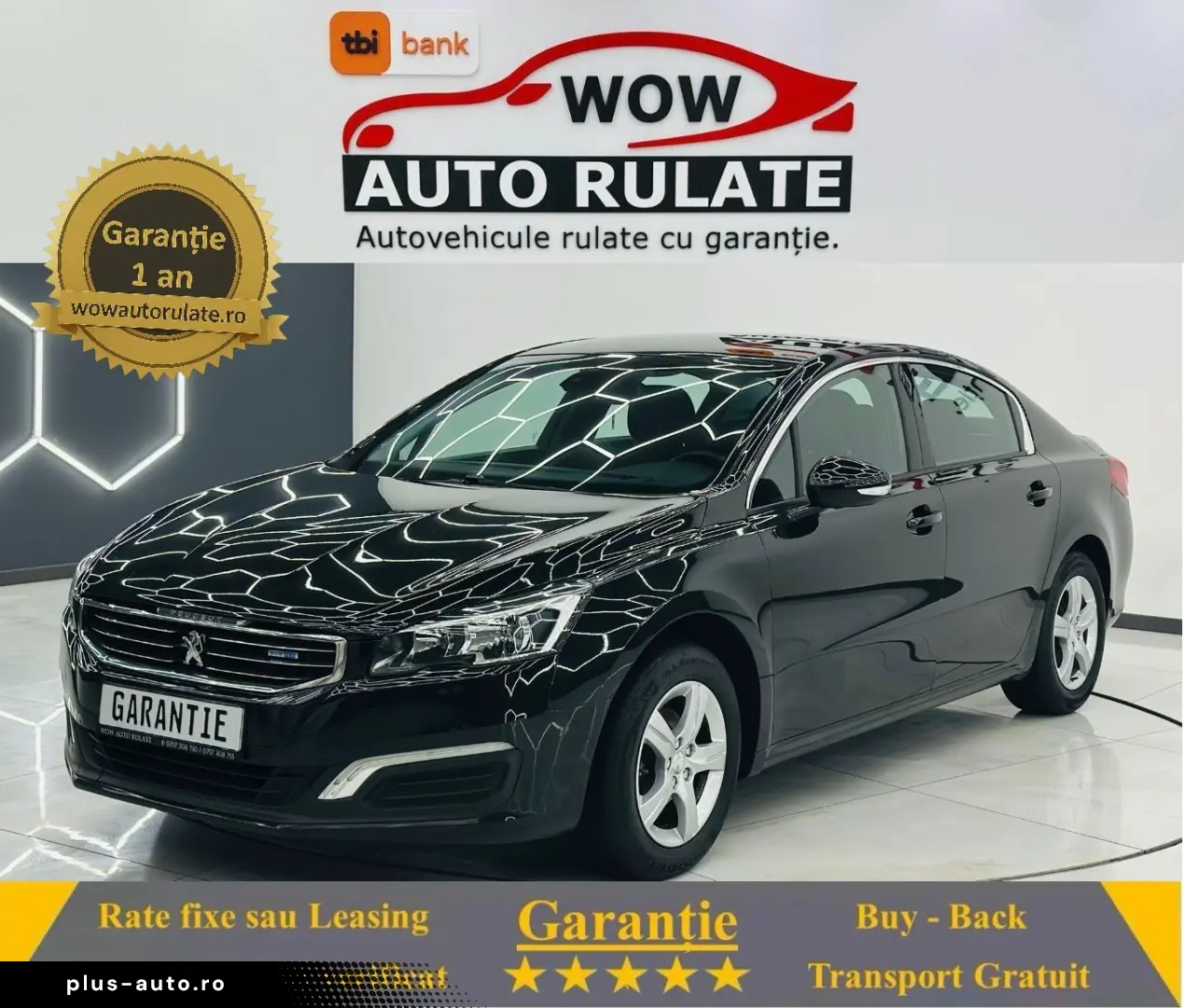 PEUGEOT 508 2015 1.6D E6 Garantie 12 Luni Rate Avans 0 Doar