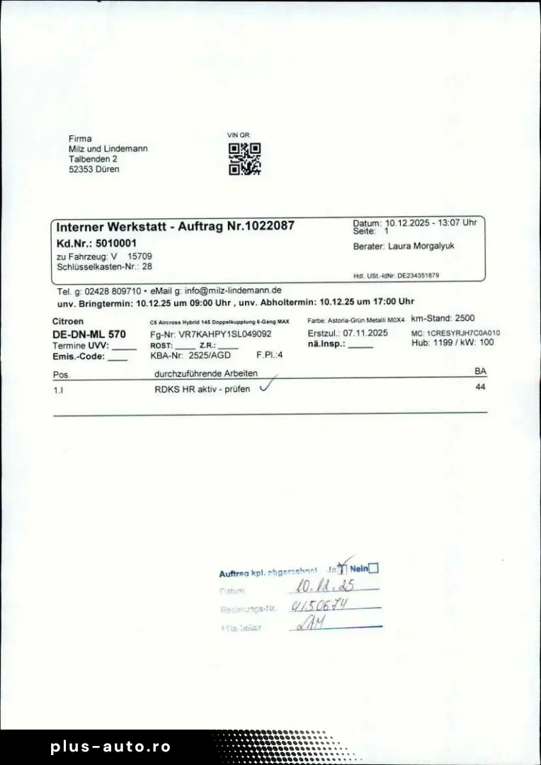 CITROEN C5 Aircross Hybrid 145 Doppelkupplung 6-Gang MAX