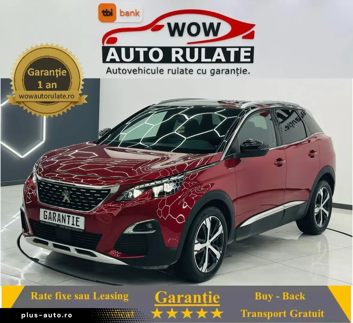 PEUGEOT 3008 2017 1.2i E6 Garantie 12 Luni Rate Avans 0 Doar