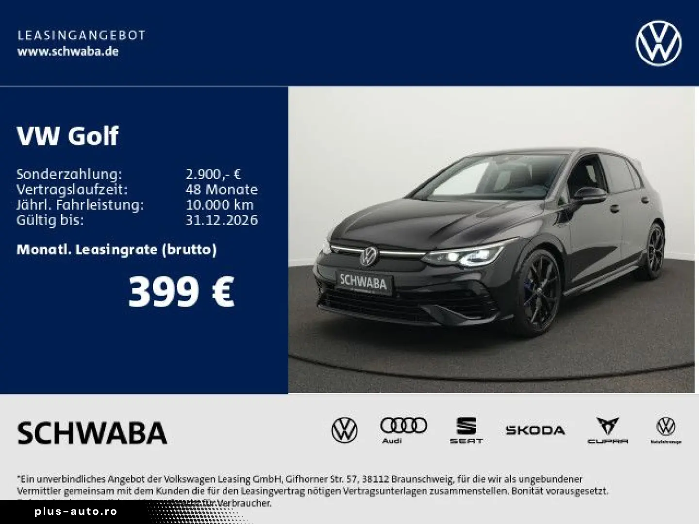 VW Golf R 2.0 TSI 4motion DSG  R-Perf-Abgas LEDER
