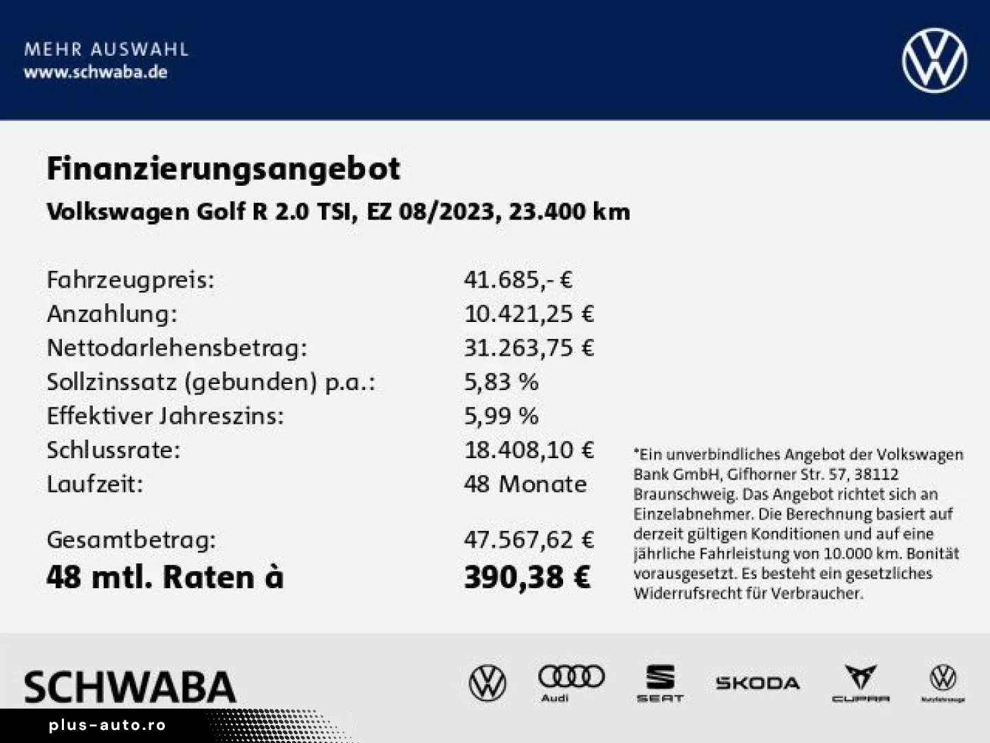VW Golf R 2.0 TSI 4motion DSG  R-Perf-Abgas LEDER