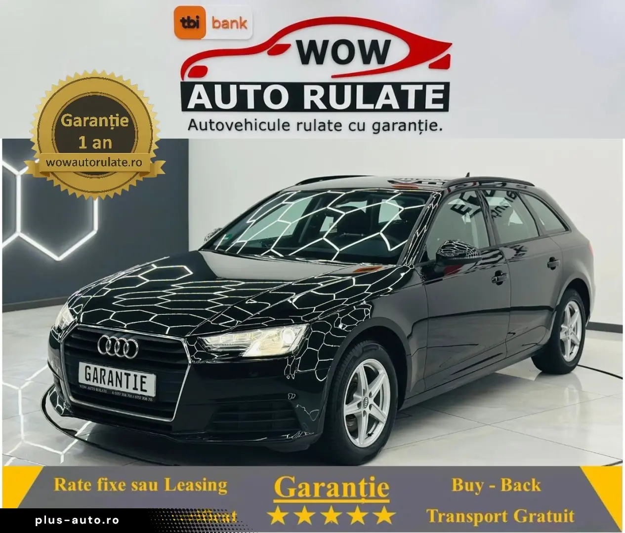 AUDI A4 2018 2.0D  E6 Garantie 12 Luni Rate Avans 0 Doar Cu