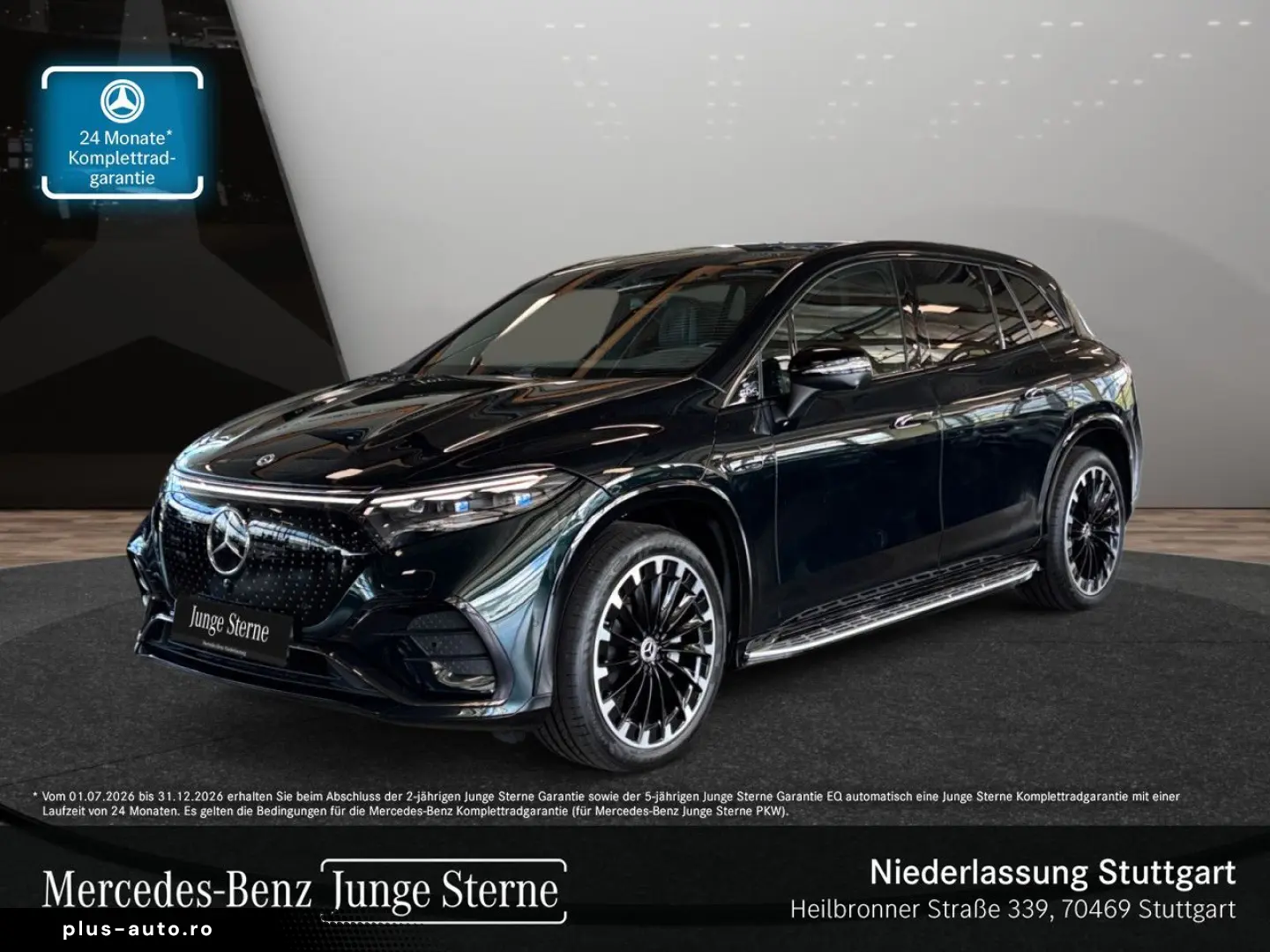 MERCEDES-BENZ EQS 500 4M SUV AMG PREM.  22  AHK CARBON NIGHT