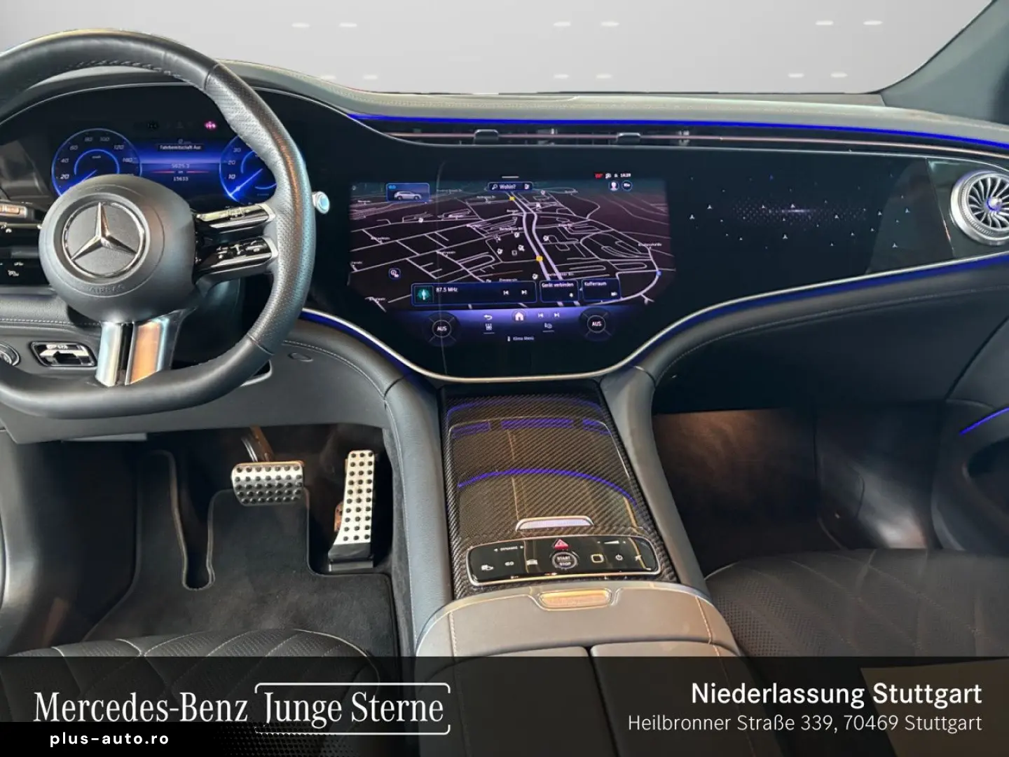 MERCEDES-BENZ EQS 500 4M SUV AMG PREM.  22  AHK CARBON NIGHT