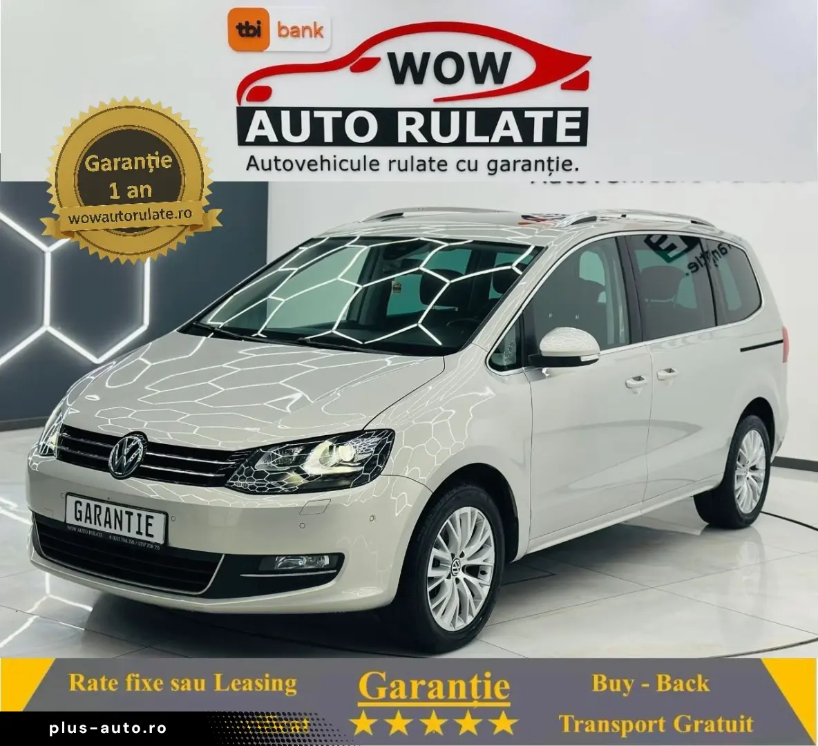 VOLKSWAGEN SHARAN 2014 2.0D E5 Garantie 12 Luni Rate Avans 0
