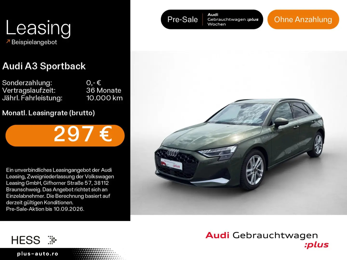 AUDI A3 Sportback 40 TFSIe advanced NAVI-PLUS LED KAM