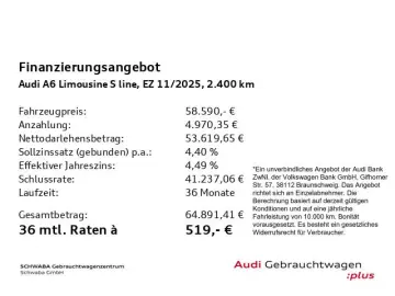 AUDI A6 Limousine TDI quattro 2x S line  360 AHK NAVI