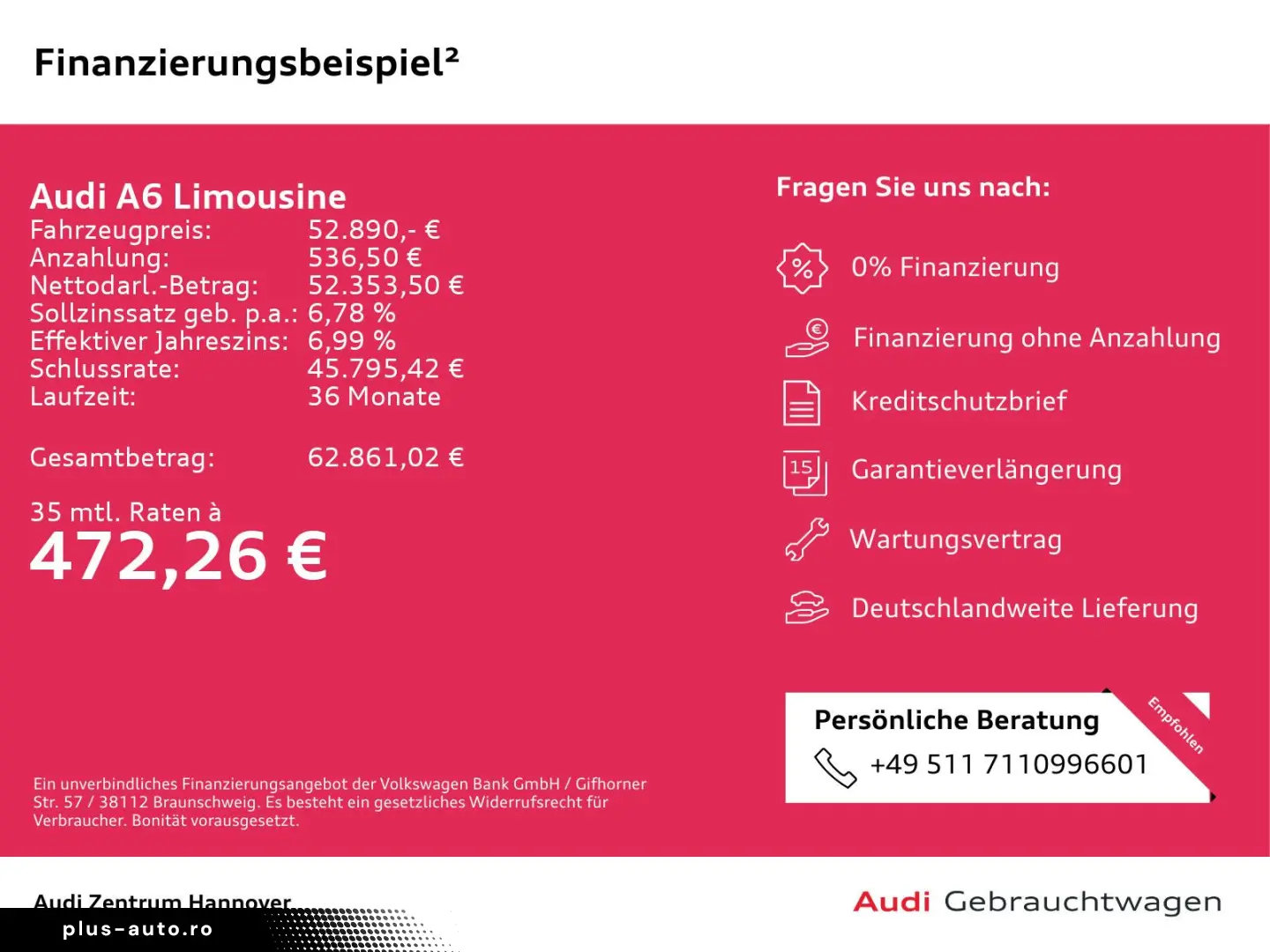 AUDI A6 Limousine S line 45 TFSI quattro Pano Head up